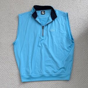 FootJoy Blue Golf Vest Quarter-Zip size medium